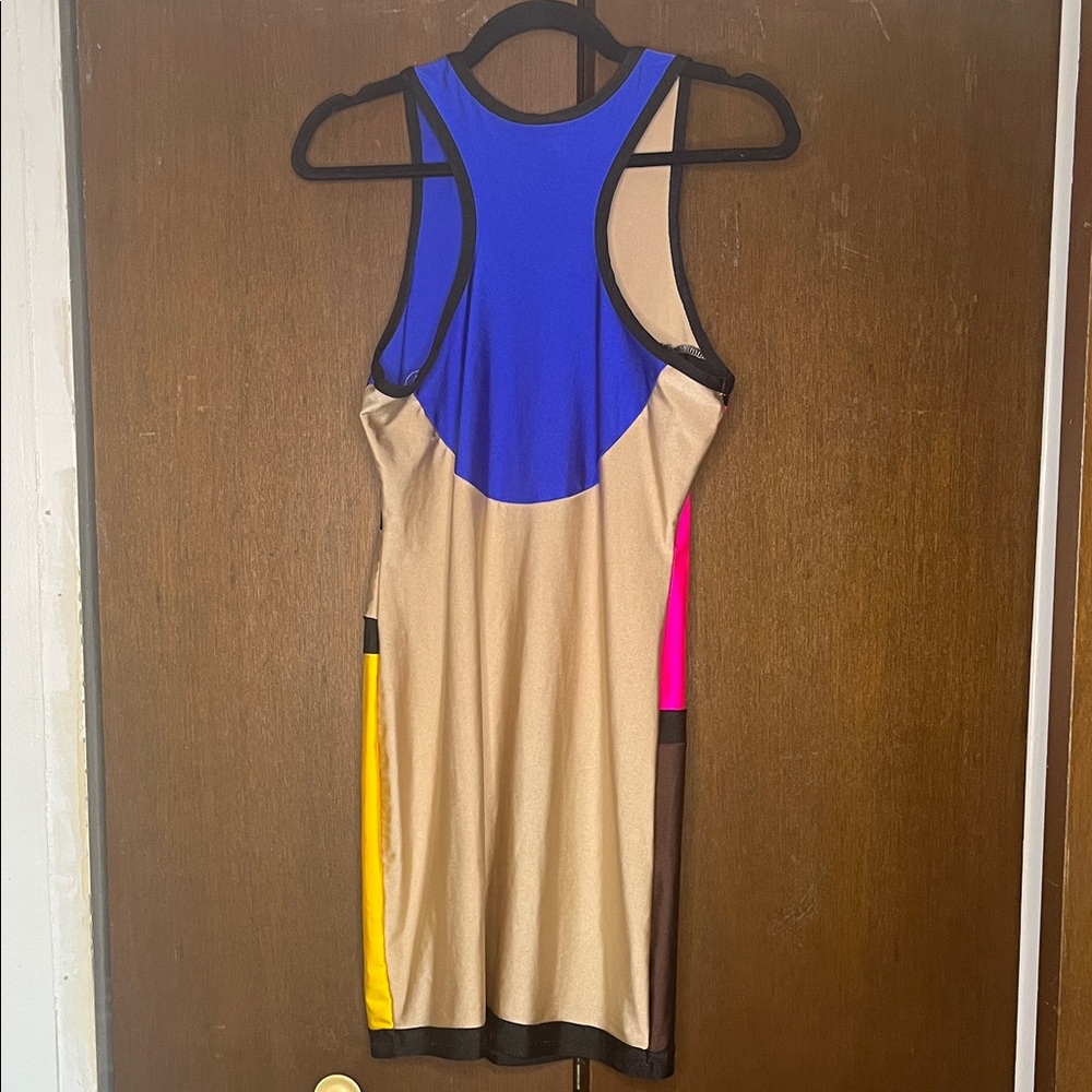 Colorblock Mini Dress - Picture 2 of 4